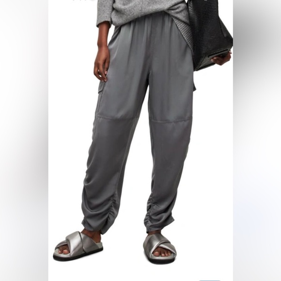 All Saints Pants - All Saints Kaye Ruched Jogger Pants